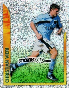 Sticker Christian Vieri (Superstars in Azione) - Calcio 1998-1999 n. 169 - Merlin