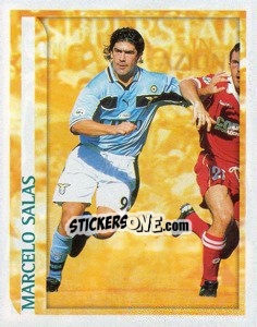 Cromo Marcelo Salas (Superstars in Azione) - Calcio 1998-1999 - Merlin