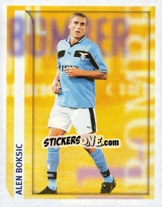 Figurina Alen Boksic (Il Bomber) - Calcio 1998-1999 - Merlin