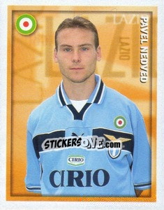 Sticker Pavel Nedved - Calcio 1998-1999 - Merlin