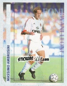 Cromo Massimo Ambrosini (Giovani Leoni) - Calcio 1998-1999 - Merlin