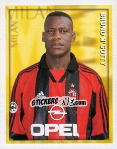 Figurina Bruno N'Gotty - Calcio 1998-1999 - Merlin