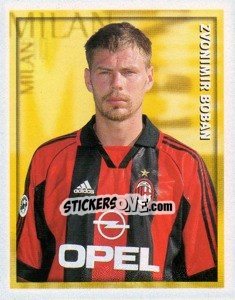 Figurina Zvonimir Boban - Calcio 1998-1999 - Merlin