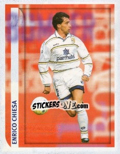 Sticker Enrico Chiesa (Il Bomber) - Calcio 1998-1999 - Merlin