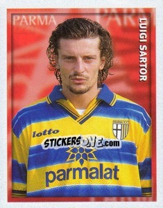 Sticker Luigi Sartor - Calcio 1998-1999 - Merlin