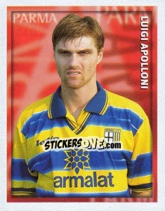 Figurina Luigi Apolloni - Calcio 1998-1999 - Merlin