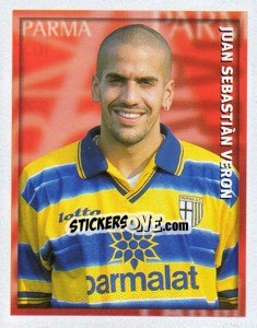 Sticker Juan Sebastiàn Veron - Calcio 1998-1999 - Merlin