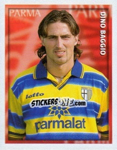 Sticker Dino Baggio - Calcio 1998-1999 n. 232 - Merlin