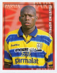 Sticker Faustino Asprilla - Calcio 1998-1999 - Merlin