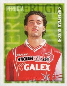 Figurina Christian Bucchi - Calcio 1998-1999 - Merlin