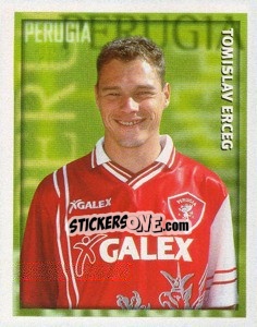 Figurina Tomislav Erceg - Calcio 1998-1999 - Merlin