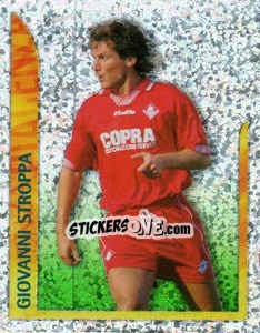 Figurina Giovanni Stroppa (Superstars in Azione) - Calcio 1998-1999 - Merlin