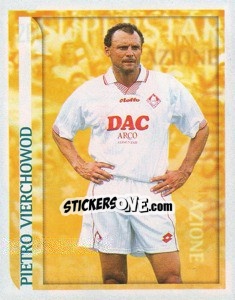 Sticker Pietro Vierchowod (Superstars in Azione) - Calcio 1998-1999 n. 266 - Merlin