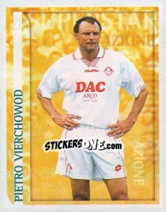 Sticker Pietro Vierchowod (Superstars in Azione) - Calcio 1998-1999 - Merlin