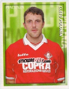Sticker Cleto Polonia - Calcio 1998-1999 - Merlin