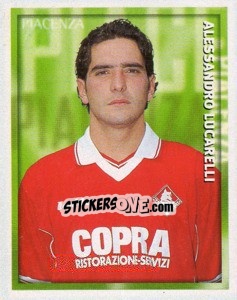 Sticker Alessandro Lucarelli - Calcio 1998-1999 - Merlin