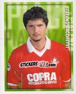 Sticker Stefano Sacchetti - Calcio 1998-1999 - Merlin
