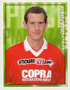 Sticker Renato Buso - Calcio 1998-1999 - Merlin