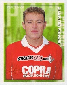 Cromo Gianpiero Piovani - Calcio 1998-1999 - Merlin