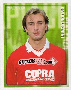 Sticker Davide Dionigi - Calcio 1998-1999 - Merlin
