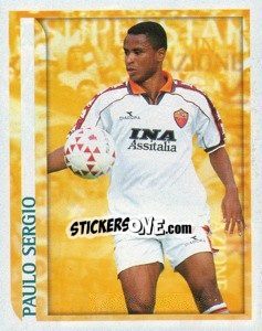 Figurina Paulo Sergio (Superstars in Azione) - Calcio 1998-1999 - Merlin