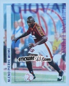 Figurina Nlend Pierre Wome (Giovani Leoni) - Calcio 1998-1999 - Merlin