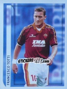 Sticker Francesco Totti (Il Bomber) - Calcio 1998-1999 n. 294 - Merlin