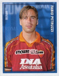 Figurina Fabio Petruzzi - Calcio 1998-1999 - Merlin
