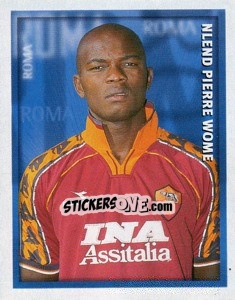 Figurina Nlend Pierre Wome - Calcio 1998-1999 - Merlin