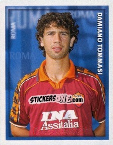Figurina Damiano Tommasi - Calcio 1998-1999 - Merlin