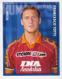Sticker Francesco Totti - Calcio 1998-1999 n. 308 - Merlin