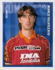Cromo Marco Delvecchio - Calcio 1998-1999 - Merlin