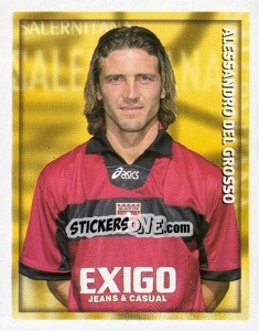 Sticker Alessandro del Grosso - Calcio 1998-1999 - Merlin