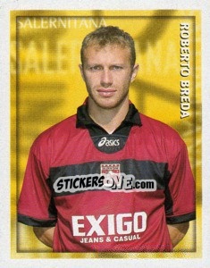 Figurina Roberto Breda - Calcio 1998-1999 - Merlin