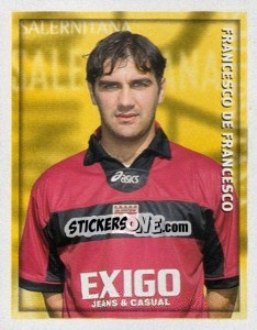 Figurina Francesco de Francesco - Calcio 1998-1999 - Merlin