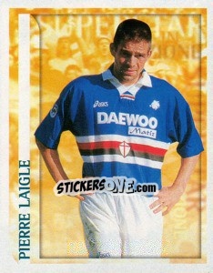 Figurina Pierre Laigle (Superstars in Azione) - Calcio 1998-1999 - Merlin
