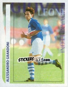 Cromo Alessandro Grandoni (Giovani Leoni) - Calcio 1998-1999 - Merlin