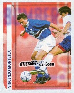 Sticker Vincenzo Montella (Il Bomber) - Calcio 1998-1999 - Merlin