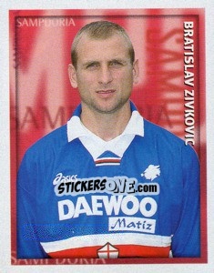 Sticker Bratislav Zivkovic - Calcio 1998-1999 - Merlin