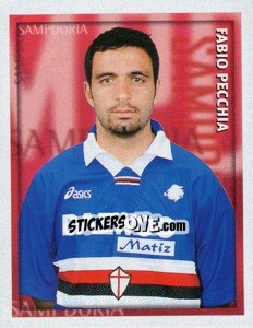 Figurina Fabio Pecchia - Calcio 1998-1999 - Merlin