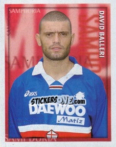 Sticker David Balleri - Calcio 1998-1999 - Merlin