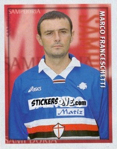 Sticker Marco Franceschetti - Calcio 1998-1999 - Merlin