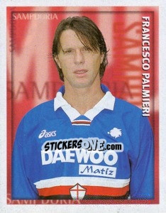 Sticker Francesco Palmieri - Calcio 1998-1999 - Merlin