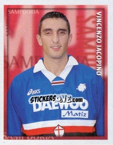 Figurina Vincenzo Iacopino - Calcio 1998-1999 - Merlin
