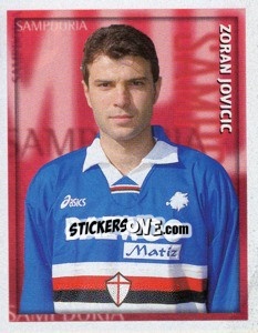 Figurina Zoran Jovicic - Calcio 1998-1999 - Merlin