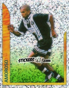 Sticker Amoroso (Superstars in Azione) - Calcio 1998-1999 - Merlin