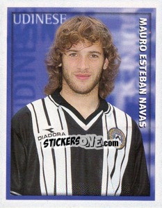 Figurina Mauro Esteban Navas - Calcio 1998-1999 - Merlin