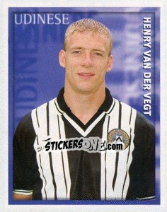 Sticker Henry Van Der Vegt - Calcio 1998-1999 - Merlin