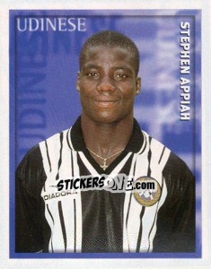 Sticker Stephen Appiah - Calcio 1998-1999 - Merlin