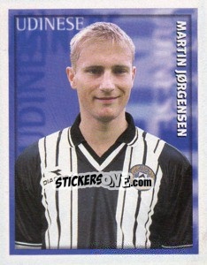 Figurina Martin Jørgensen - Calcio 1998-1999 - Merlin